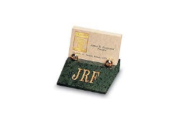 The #169 Synergy Cardholder is made of beautiful green marble with brass accents.