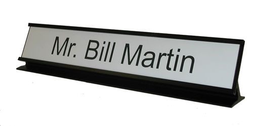 9 Inch Standard Desk Nameplate