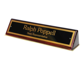 572 Rosewood Desk Nameplate